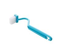 Multifunctional Toilet Cleaning Brush S Shape Portable WC Scrubber Curved Side Bending Handle Corner(Blue,2pcs)