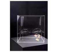 Multifunctional Transparent Props for Underwater Photography, Portrait Hd Display Cabinet, Food Advertising Shooting, Acrylic Photography Tray Props(40x40x6cm/15.7x15.7x2.36in)