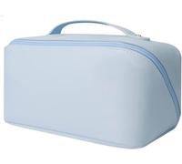 Multifunctional Travel Cosmetic Bag for Women Girls Waterproof Pu Leather Makeup Organizer Bag C One Size(5)