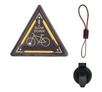 Multifunctional Triangle Light Warning Small Pendant Lamp Portable Camping Night Triangle Small Warning for Outdoor Camping