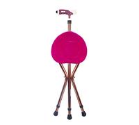 Multifunctional Triangular Walking Stick with Seat, Adjustable Seat Height, Non-slip handle, Suitable for the Elderly, Pregnant Women, and Rehabilitation Patients.