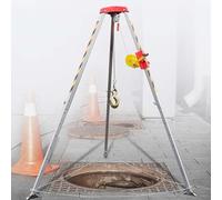 Multifunctional Tripod Rescue Kit for Engineering Fall Protection System for Confined Spaces Self-Locking Winch Hoisting Equipment Emergency Safety Gear