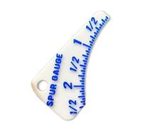 Multifunctional Turkey Spur Measuring Tool Portable Acrylic Turkey Gauge for Wildlife Researchers and Outdoor Gauge