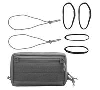 Multifunctional Universal Tactical MOLLE AHorizontal First Aid Kit Piccolo Laser Cut Utility EDC Tool Pouch Horizontal Modular Storage Bag for Plate Carrier Vest & Belt(Brown)