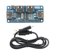 MultiFunctional USB Expansion Board For Raspberry Including 4 Port And Adapter Board Compactly Design Long Last Hub With UART Converters