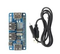 MultiFunctional USB Expansion Board For Raspberry Including 4 Port And USB Adapter Board Compactly Design Long Last HUB HAT