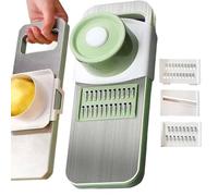 Multifunctional Vegetable Cutter,2025 New 6 Blades Portable Slicer for Kitchen,Adjustable Vegetable Cutter with Stainless Steel Blades,for Onion Potato Lettuce Tomato,Essential Kitchen Tools (4pcs)