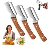 Multifunctional Vegetable Peeler for the Kitchen,2 in 1 Fruit and Vegetable Peeler with Bottle Opener and Ergonomic Handle,Sharp & Durable Food Peeler for Fast Prep (3)