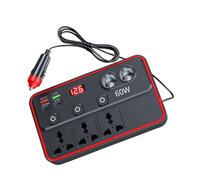 MultiFunctional Vehicle Power Inverter 150W Output with Fast Charging USB & Type C Port for Travel Appliances Use Automotive Inverter