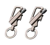 Multifunctional Vintage Kerosene Lighter with Permanent Matches, Keychain, Bottle Opener, Ideal for Camping and Outdoor Survival, 2-Pack