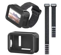 Multifunctional Vision Dock Wrist Strap Silicone Case for DJI Osmo Nano Camera Wireless Transmission Expansion Strap Silicone Case Action Camera Protective Cover with 2 Wristband