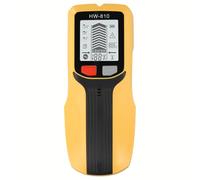 Multifunctional Wall Detector for Metal, Wood Studs and AC Wiring - Up to 38mm Depth Sensing, Renovation Tool with Backlit Display (Yellow)