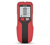 Multifunctional Wall Detector for Metal, Wood Studs and AC Wiring - Up to 38mm Depth Sensing, Renovation Tool with Backlit Display (Red)