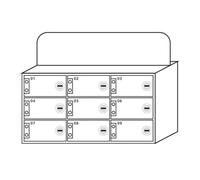 Multifunctional Wall-Mounted Acrylic Phone Storage Box with 4-80 Slot Capacity Ideal for nizing Cell Phones in Classrooms and Offices
