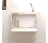Multifunctional Wall-Mounted Desk, Invisible Dresser and Nightstand, Simple Study Desk with Storage for Small Spaces, Ideal for Offices, Bedrooms, and Studies