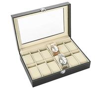 Multifunctional Watches Storage Case, 8 + 2 Grids Watches/Jewelry Display Storage Box/Case (#03)