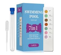 Multifunctional Water Strips Suitable for Efficient Home Pool Water Assessment Comprehensive Check Cyanuric Acid Tester