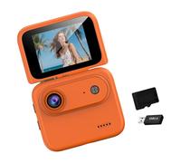 Multifunctional Waterproof Action Camera with 2inch Flipping Up Screen for Selfie and Group Photos Stabilization Sports Camera
