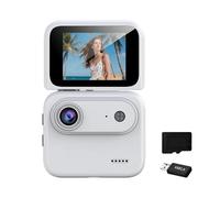 Multifunctional Waterproof Action Camera with 2inch Flipping Up Screen for Selfie and Group Photos Stabilization Sports Camera