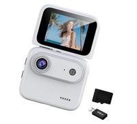 Multifunctional Waterproof Action Camera with 2inch Flipping Up Screen for Selfie and Group Photos Stabilization Sports Camera