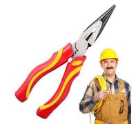 Multifunctional Wire Stripper - Heavy Duty Crimping And Cutting Pliers, Versatile Portable Electrical Tool, Long Nose Design Enhancing Precision, Compact Cable Cutter Supporting Professional And DIY W
