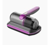 Multifunctional Wireless Handheld UV Bed Vacuum Cleaner, Mattress Vacuum Cleaner with UV-C Light, HEPA Filter and Ultrasonic Vibration, 12KPa, Suitable for Beds, Sofas, Car Seats, Carpets (Purple)