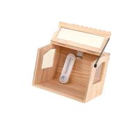 Multifunctional Wooden Hina House for Small Birds: Climate Control Nesting Box Country Poultry House with Observation Panel