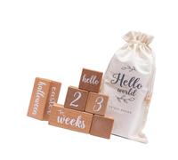 Multifunctional Wooden Milestones Markers for Newborn Age Documentation and Photographic Keepsakes Creation Wood Newborn Photography Accessories