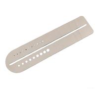 Multifunctional Wooden Sock Knitting Ruler with Inch and Centimeter Scale for Accurate Measurement of Foot Length and Stitch Gauge in Heel Toe or Cuff Suitable for Knitters at Home or Workshop