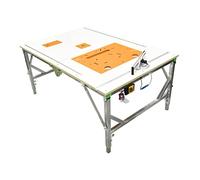 Multifunctional Woodworking Workbench Small Saw Table Portable Folding Saw Table Decoration DIY Folding Workbench (80 * 120cm)