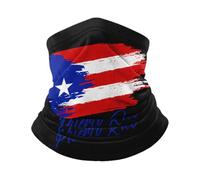 Multifunktion Gesichtsschutz Flagge Von Puerto Rico Half Face Schal Dekorativ Sturmhaube Für Outdoor Ski Erwachsene