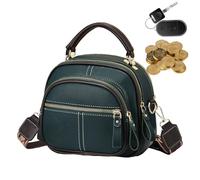 Multifunktionale Leder-Umhängetasche Schlichte Leder-Umhängetasche - Modische Damen-Schultertasche Reise | Moderne Bag Hobo-Tasche Großes Fassungsvermögen Handtasche Mit Verstellbarem Riemen