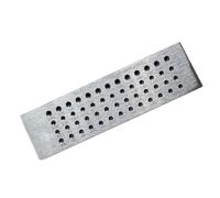 Multifuntioanl Wire Drawplate Jewelry Making Tool Drawplate Wire Shaping Plate Carbon Steel Texture Present for Jewelers Metalwork Tool