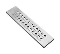 Multifuntioanl Wire Drawplate Jewelry Making Tool Steel Drawplate Wire Shaping Plate Steel Texture Present for Jewelers Necklace Rings Crafting