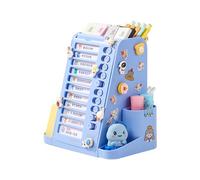 Multifuntion Self-Discipline Card Weekly Plan Board Schedule Reusable Class Task Planning Board Pen Holder