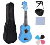 Multifuntional 21Inch Ukulele String Guitar Wood Guitar Practice for School Music Lessons and Gatherings Home Practice