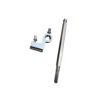 Multifuntional Alloy Double Bass Drum Pedal Heel Plate Connector Rod Suitable for Stable Secure Drumming Easy Installation Drum Part