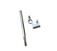Multifuntional Alloy Double Bass Drum Pedal Heel Plate Connector Rod Suitable For Stable Secure Drumming Performances Adjustable Drum Hammer Fixings