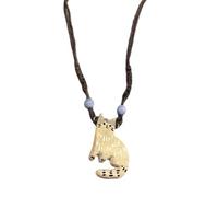 Multifuntional Cats Shape Necklace Adjustable Chain Necklace Elegant Pendant For Fashionable Lover Present Cute Animal Jewelry For Women, One Size, as described, as described