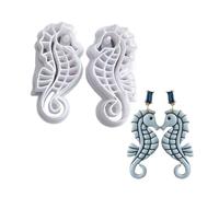 Multifuntional Clay Earring Shaping Tool Clay Cutter Seahorse/Jellyfish Shape Jewelry Making Tool Earrings Cutting Molds Accessories
