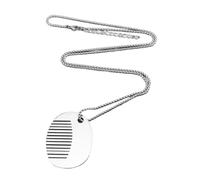 Multifuntional Comb Pendant Necklace Adjustable Chain Necklace Suitable for Fashion Enthusiasts and Unique Seekers, Stainless Steel, No Gemstone