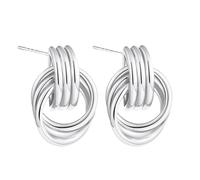 Multifuntional Earrings Party Accessories Ear Studs Fashion Earrings Stainless Steel Texture Suitable For Any Outfit Lightweight