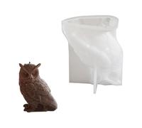 Multifuntional Easy Releasing Molds 3D Soap Owl Shape Ornament Molds Craft for Craft Lovers Owl Mold
