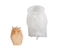 Multifuntional Easy Releasing Molds Moulds Soap Moulds Owl Shape Ornament Molds Craft for Craft Lovers Flexible Silicone Mold