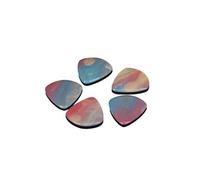 Multifuntional Glittering Guitar Picks Offering Flexible Nonslip Grip Resin Texture Suitable for Professional Playing Flexible Guitar Plectrum