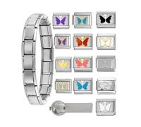 Multifuntional Link Tool Module Bracelets ConnectionCharm Stainless Steel Charms For Jewelry Italian Charm Set