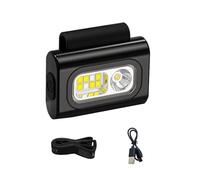 Multifuntional Outdoor Headlamp Clip LED Headlight Waterproof IPX6 Underwater Light ABS Silicone Texture For Fishing Base Headlamp For Outdoor Activities