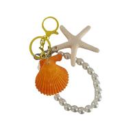 Multifuntional Seashells Shape Pearls Beads Charm Pendant Stylish Hanging Ornament For Accessories Craft Projects Shell Pearls Pendant