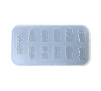 Multifuntional Silicone Fondant Molds Chinese Characters Series Small Accessories Moulds Suitable for Cakes and Sweets Resin Mold