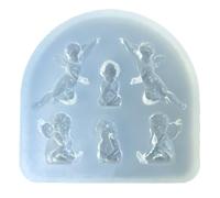Multifuntional Silicone Mold Silicone Craft Molds Angel Shape Nail Art Decoration Moulds Suitable for Making Crafts